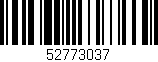 Código de barras (EAN, GTIN, SKU, ISBN): '52773037'