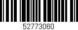 Código de barras (EAN, GTIN, SKU, ISBN): '52773060'