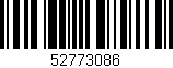 Código de barras (EAN, GTIN, SKU, ISBN): '52773086'