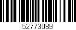 Código de barras (EAN, GTIN, SKU, ISBN): '52773089'