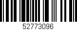 Código de barras (EAN, GTIN, SKU, ISBN): '52773096'