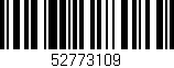 Código de barras (EAN, GTIN, SKU, ISBN): '52773109'