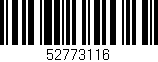 Código de barras (EAN, GTIN, SKU, ISBN): '52773116'