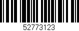 Código de barras (EAN, GTIN, SKU, ISBN): '52773123'