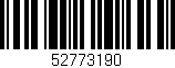 Código de barras (EAN, GTIN, SKU, ISBN): '52773190'