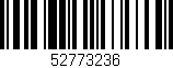 Código de barras (EAN, GTIN, SKU, ISBN): '52773236'