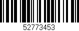 Código de barras (EAN, GTIN, SKU, ISBN): '52773453'