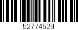 Código de barras (EAN, GTIN, SKU, ISBN): '52774529'
