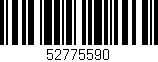 Código de barras (EAN, GTIN, SKU, ISBN): '52775590'