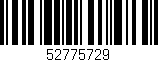 Código de barras (EAN, GTIN, SKU, ISBN): '52775729'