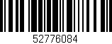 Código de barras (EAN, GTIN, SKU, ISBN): '52776084'