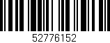 Código de barras (EAN, GTIN, SKU, ISBN): '52776152'