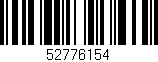 Código de barras (EAN, GTIN, SKU, ISBN): '52776154'