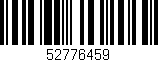 Código de barras (EAN, GTIN, SKU, ISBN): '52776459'