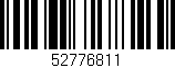Código de barras (EAN, GTIN, SKU, ISBN): '52776811'