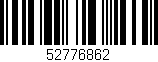 Código de barras (EAN, GTIN, SKU, ISBN): '52776862'