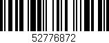 Código de barras (EAN, GTIN, SKU, ISBN): '52776872'