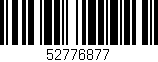 Código de barras (EAN, GTIN, SKU, ISBN): '52776877'