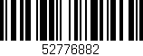 Código de barras (EAN, GTIN, SKU, ISBN): '52776882'