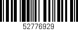 Código de barras (EAN, GTIN, SKU, ISBN): '52776929'