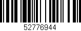 Código de barras (EAN, GTIN, SKU, ISBN): '52776944'