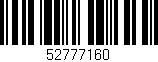 Código de barras (EAN, GTIN, SKU, ISBN): '52777160'