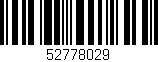 Código de barras (EAN, GTIN, SKU, ISBN): '52778029'