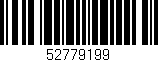 Código de barras (EAN, GTIN, SKU, ISBN): '52779199'