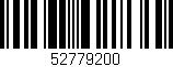 Código de barras (EAN, GTIN, SKU, ISBN): '52779200'