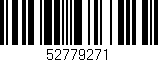 Código de barras (EAN, GTIN, SKU, ISBN): '52779271'