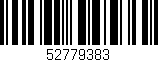 Código de barras (EAN, GTIN, SKU, ISBN): '52779383'