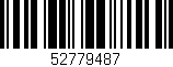 Código de barras (EAN, GTIN, SKU, ISBN): '52779487'
