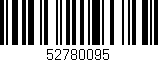 Código de barras (EAN, GTIN, SKU, ISBN): '52780095'
