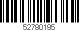 Código de barras (EAN, GTIN, SKU, ISBN): '52780195'