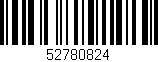 Código de barras (EAN, GTIN, SKU, ISBN): '52780824'
