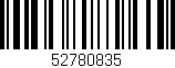Código de barras (EAN, GTIN, SKU, ISBN): '52780835'