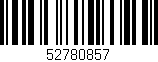 Código de barras (EAN, GTIN, SKU, ISBN): '52780857'
