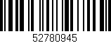 Código de barras (EAN, GTIN, SKU, ISBN): '52780945'