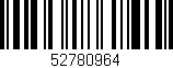 Código de barras (EAN, GTIN, SKU, ISBN): '52780964'