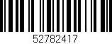 Código de barras (EAN, GTIN, SKU, ISBN): '52782417'