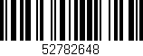 Código de barras (EAN, GTIN, SKU, ISBN): '52782648'