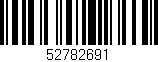 Código de barras (EAN, GTIN, SKU, ISBN): '52782691'