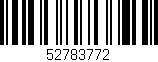 Código de barras (EAN, GTIN, SKU, ISBN): '52783772'