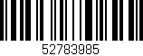 Código de barras (EAN, GTIN, SKU, ISBN): '52783985'