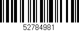 Código de barras (EAN, GTIN, SKU, ISBN): '52784981'
