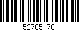 Código de barras (EAN, GTIN, SKU, ISBN): '52785170'