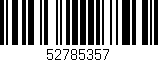 Código de barras (EAN, GTIN, SKU, ISBN): '52785357'