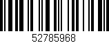 Código de barras (EAN, GTIN, SKU, ISBN): '52785968'