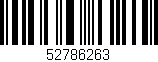 Código de barras (EAN, GTIN, SKU, ISBN): '52786263'