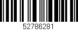 Código de barras (EAN, GTIN, SKU, ISBN): '52786281'
